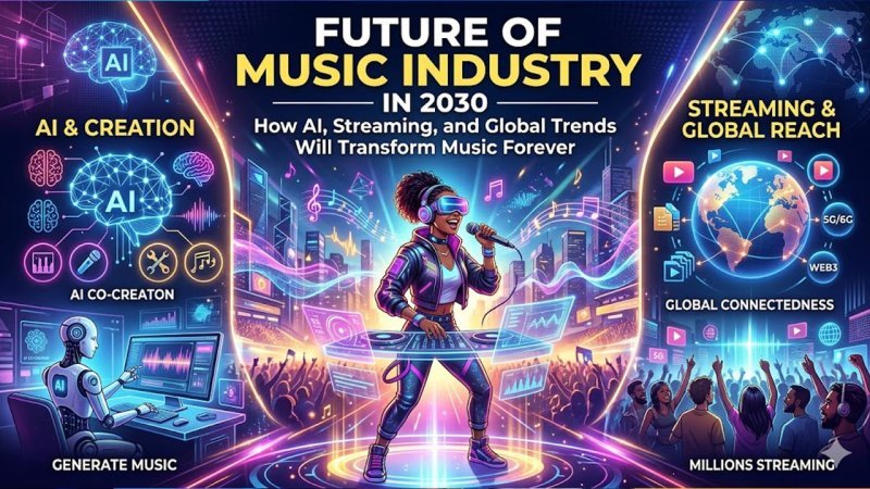 Future of Music Industry in 2030: How AI, Streaming, and Global Trends Will Transform Music Forever